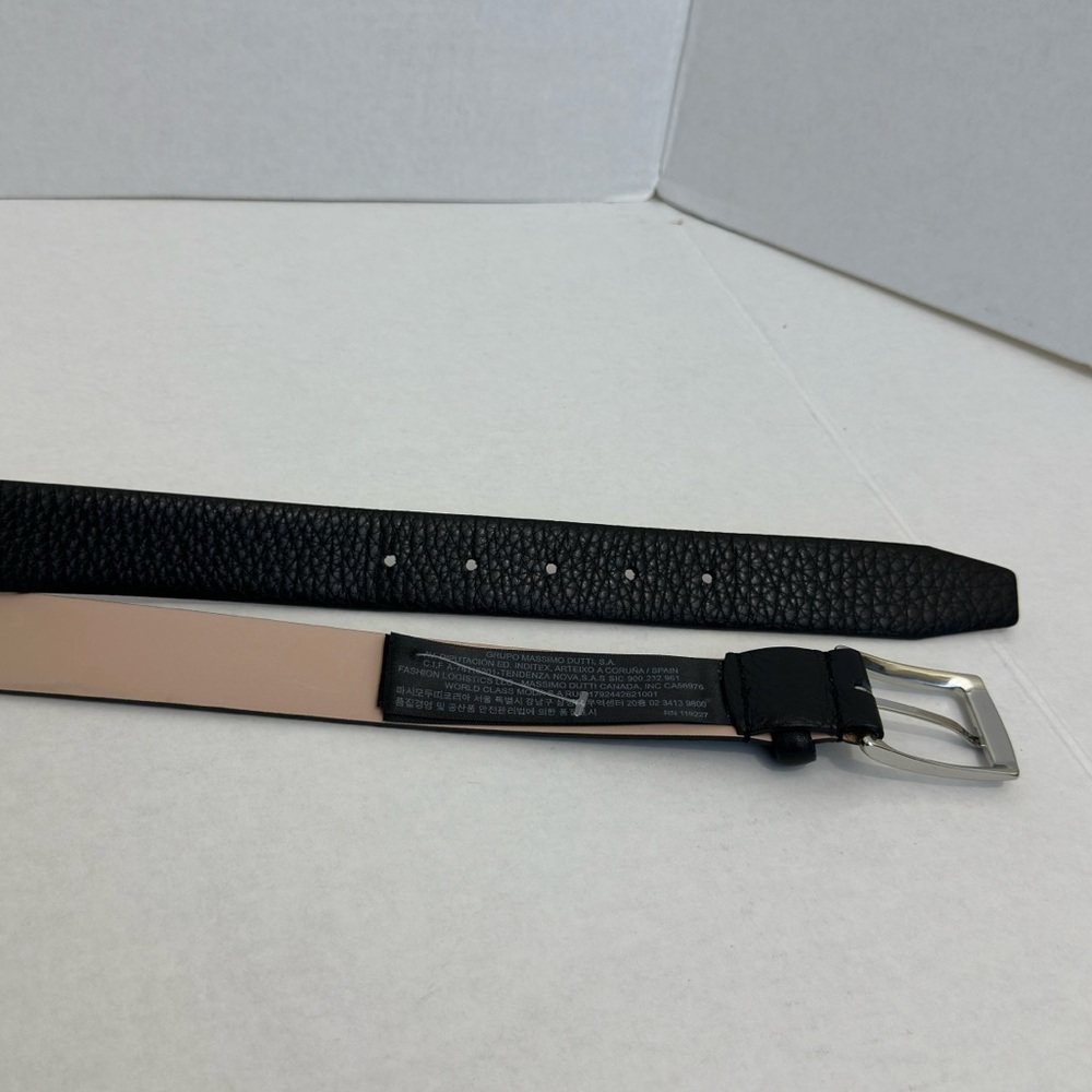 Massimo Dutti | Men’s Genuine Leather Belt | Size 95 (38”) | Made in Spain - Picture 11 of 14